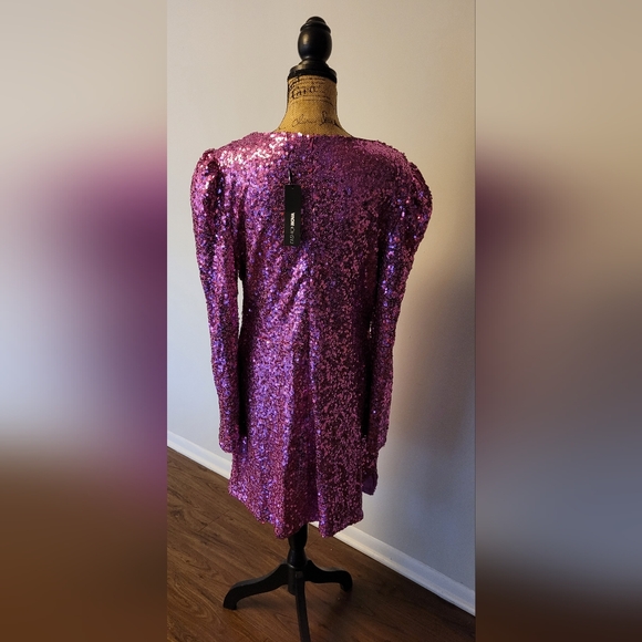 Pink Sequin Dress - Picture 2 of 5
